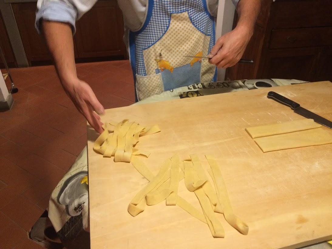 Pasta making lesson