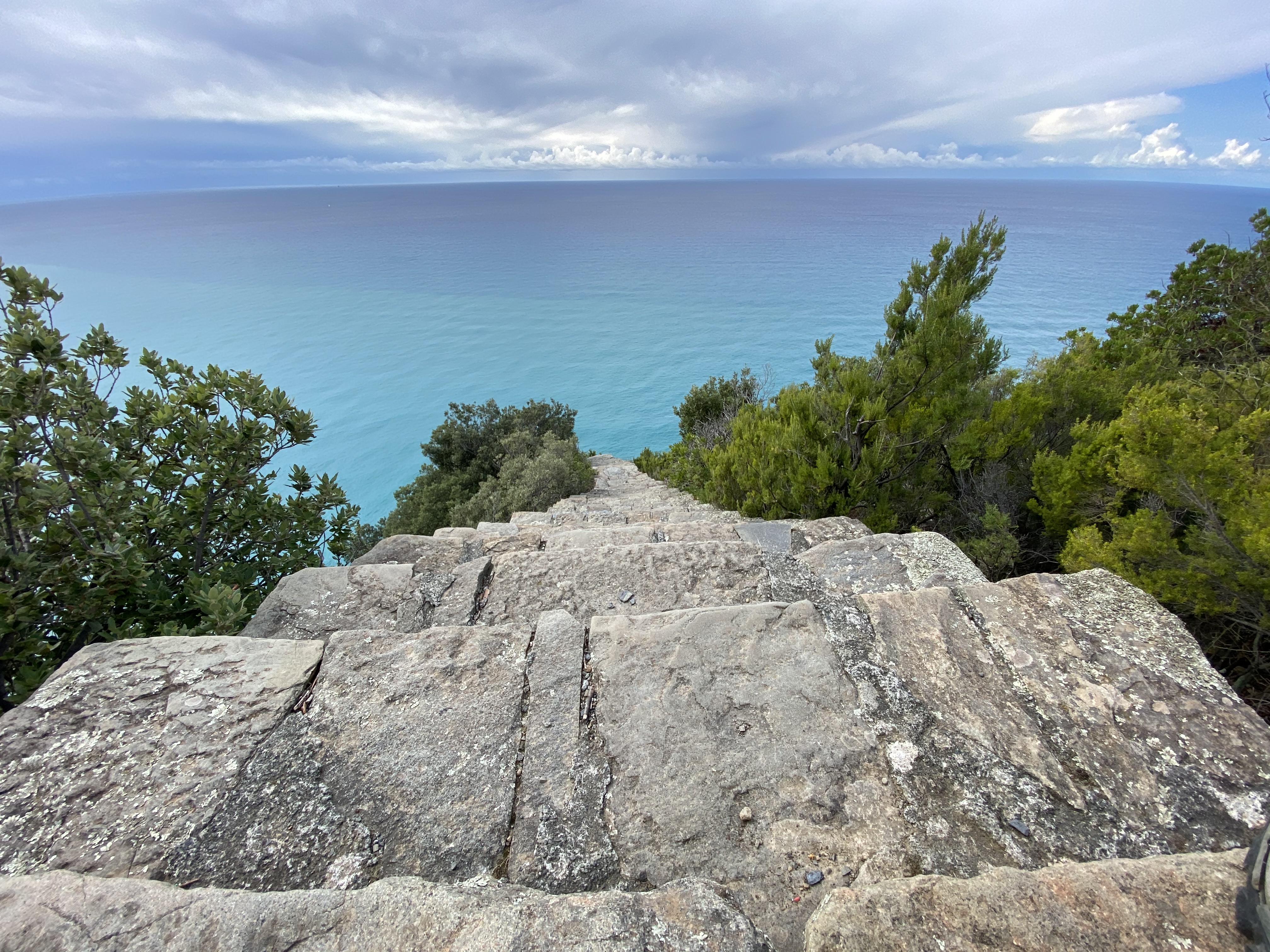 Long staircase of Tramonti territory